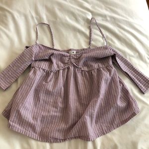 flowy off the shoulder top